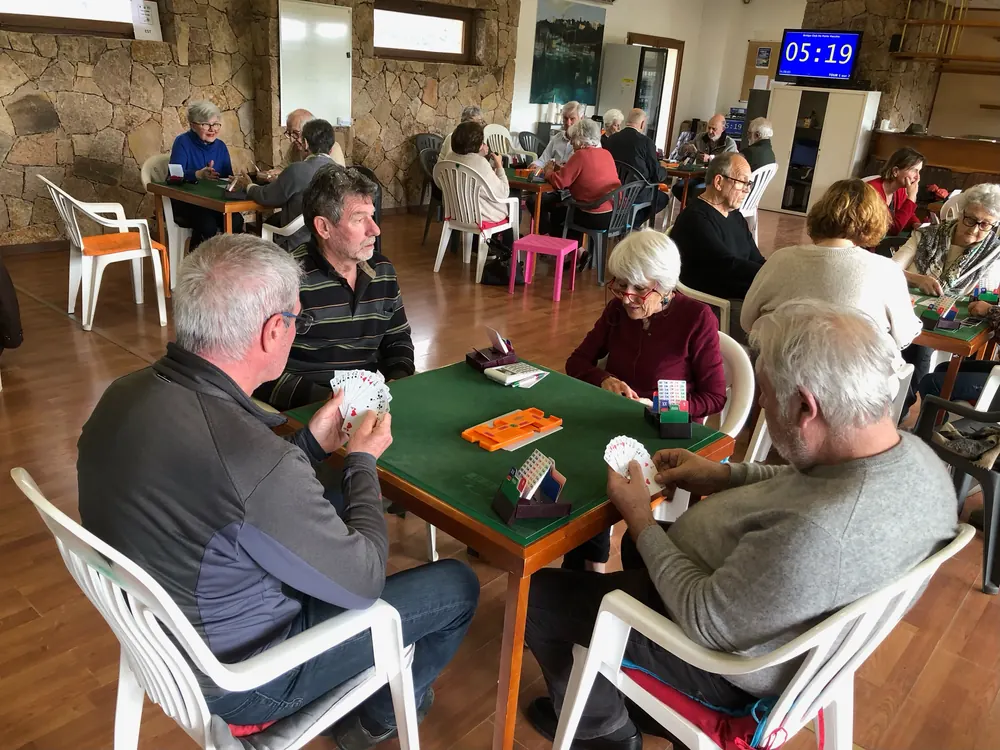 Locaux du Bridge Club au Golf de Lezza